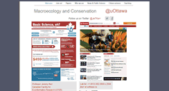 Desktop Screenshot of macroecology.ca